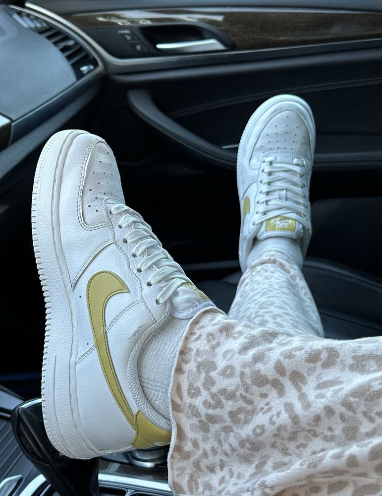 Nike air force 1 '07 white saturn yellow/white 37.5-38