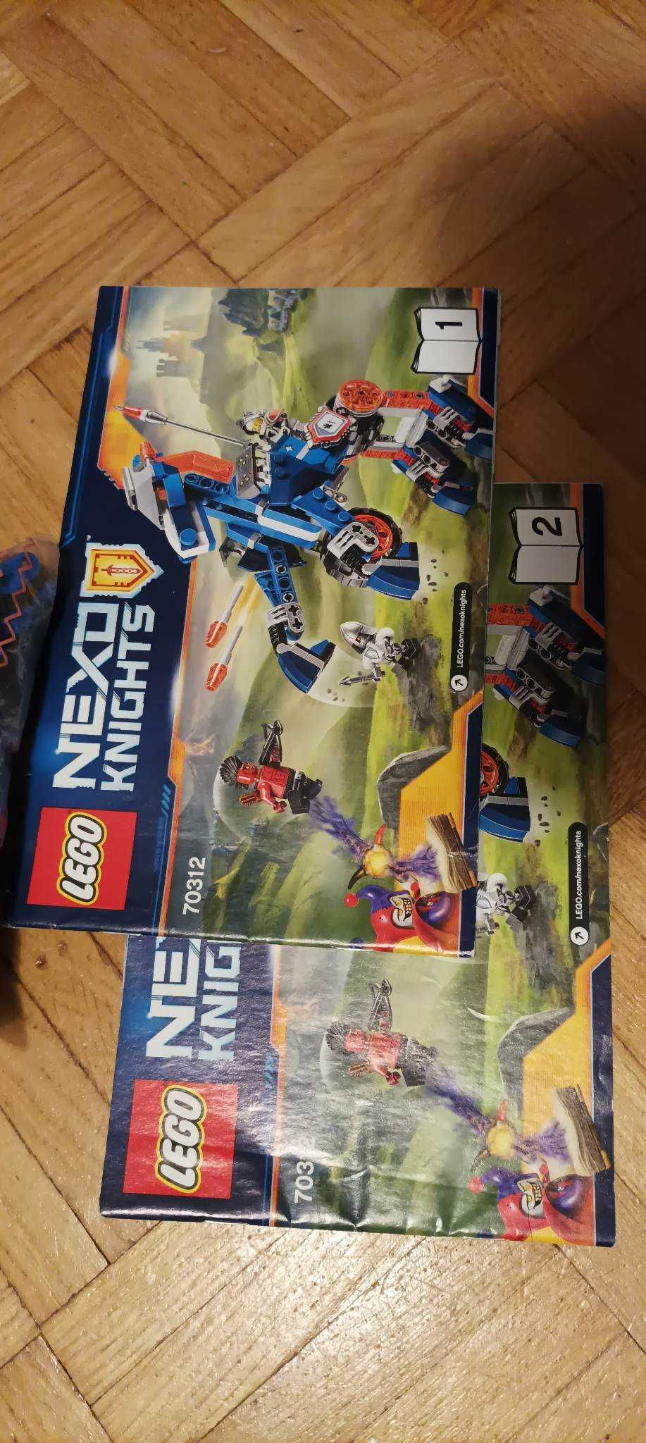 Oryginalne LEGO Nexo Knights NIEKOMPLETNE 70312 Lance's Mecha Horse