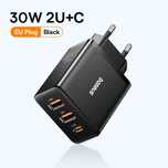 Швидкісний Зарядний пристрій  Baseus 30W 2 USB Type-C
