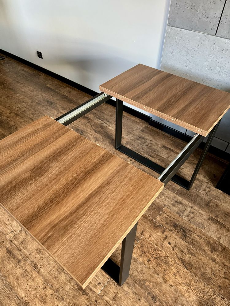 Stół loft/ industrial rozkladany + krzesła komplet