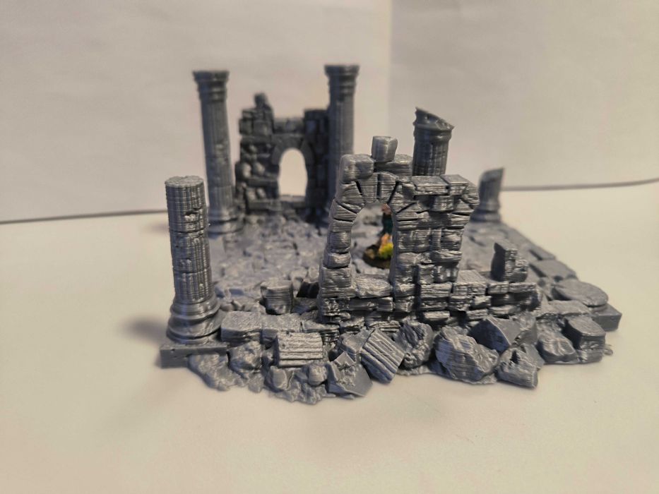 Zrujnowana droga prosta s2 (Lost City) RPG D&D Diorama Makieta