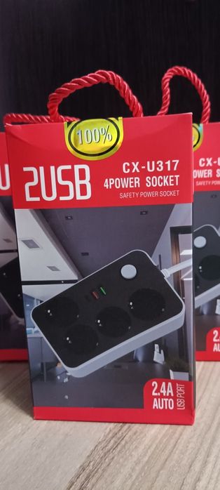 Подовжувач  мережевий новий