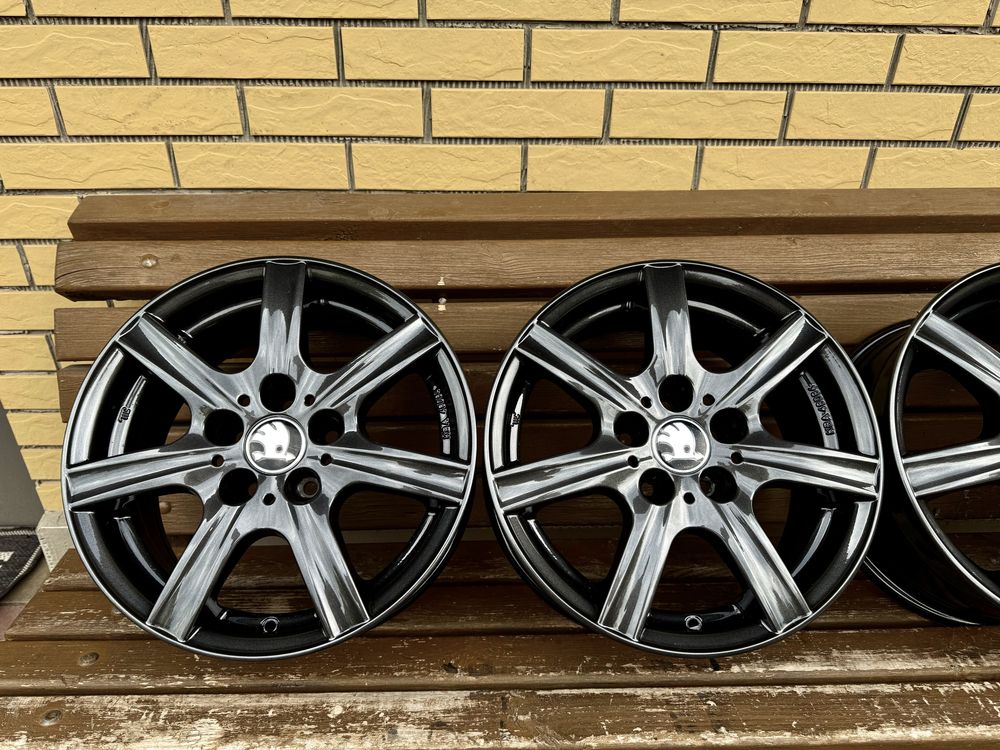 Диски R15 5.100 ET38 фабія рапід румстер тоур шкода поло гольф 4