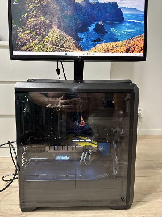 Komputer do gier + monitor LG 24MP590G-P