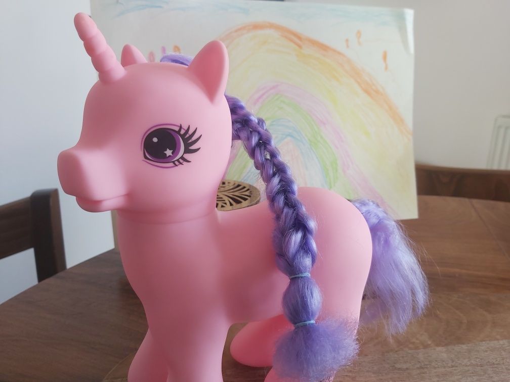 Kucyk pony różowy plastikowy