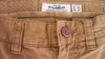 Spodnie jeansowe Pull&Bear 36 S slim proste rurki musztardowe