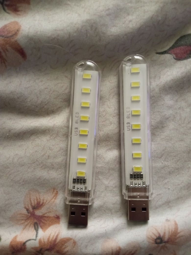 USB світильник флешка на 3 и 8 leds