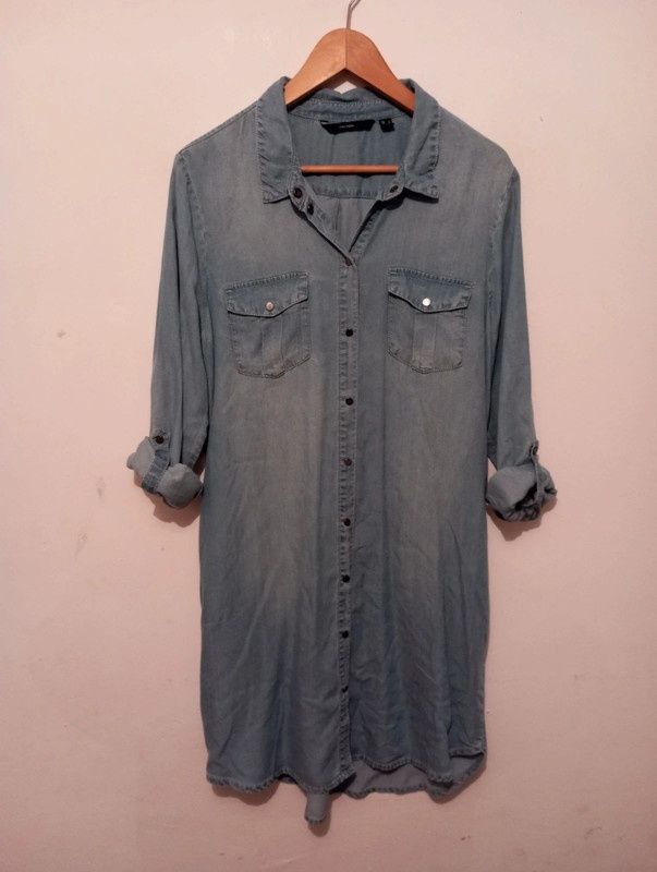 Vestido Ganga Vero Moda Tamanho L