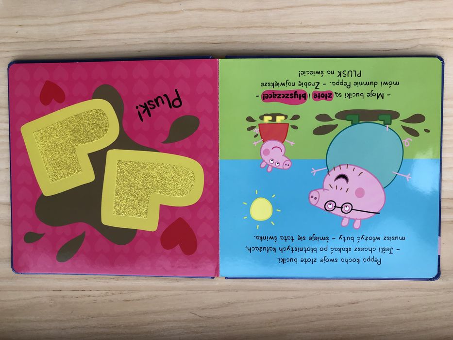 Książka sensoryczna Peppa kocha dla dzieci w wiek 12m+