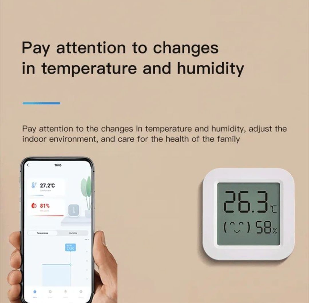 Новый термометр гигрометр как xiaomi