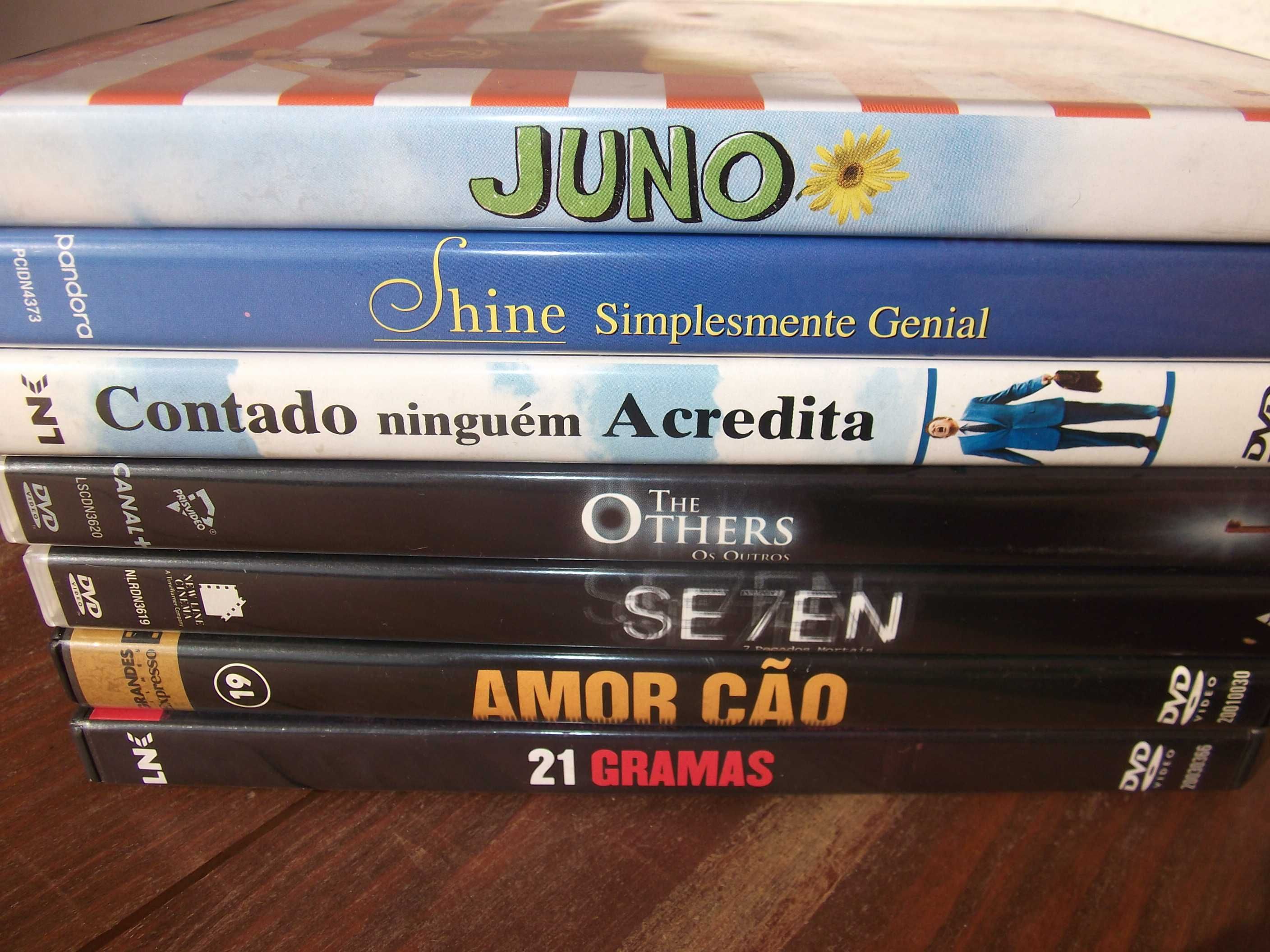 Lote de 6 filmes DVD (originais)