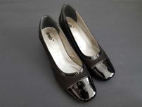 Czarne damskie buty czółenka 37 Brado 2954-82 fleki