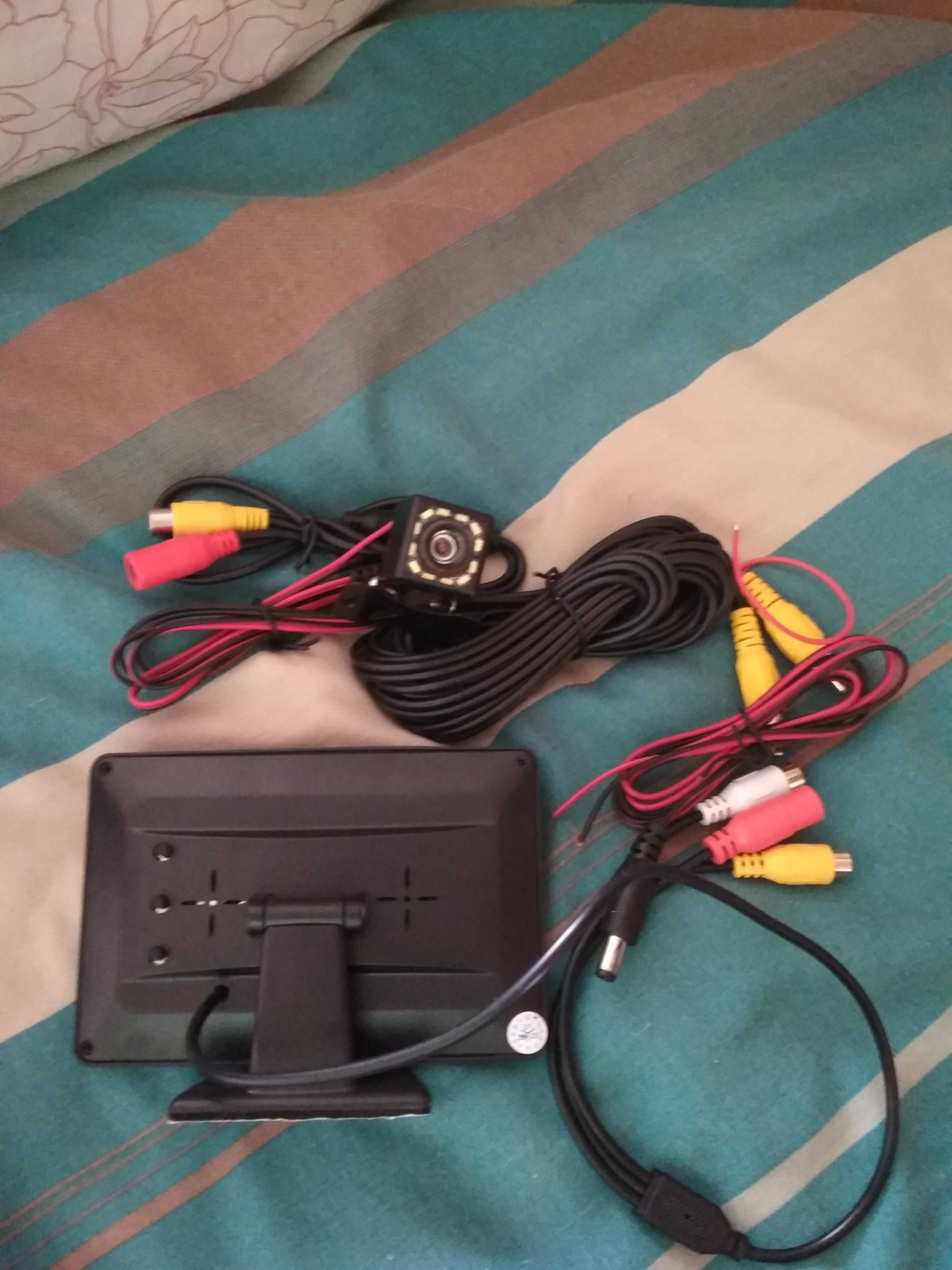 Автомобильный монитор для двух камер заднего вида LCD 4.3 и камера HD