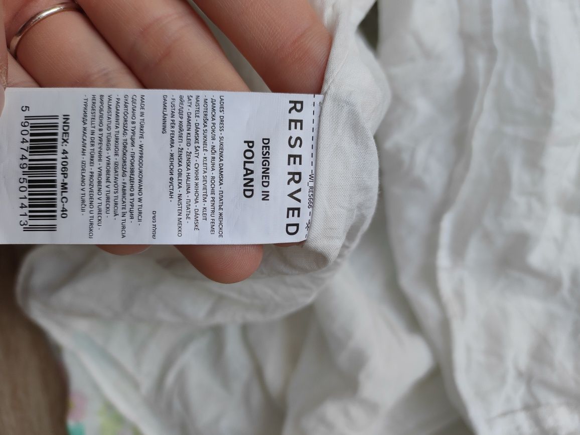 Sukienka Reserved 100% bawełny