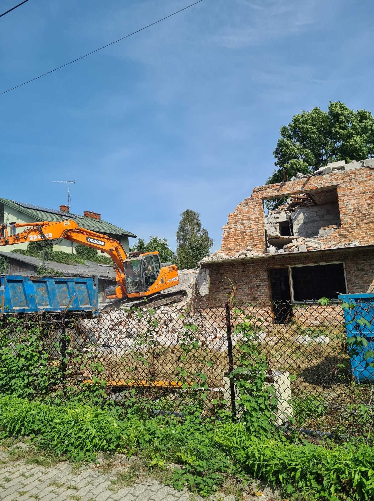 Rozbiórki wyburzenia utylizcja wywóz gruzu transport ziemia