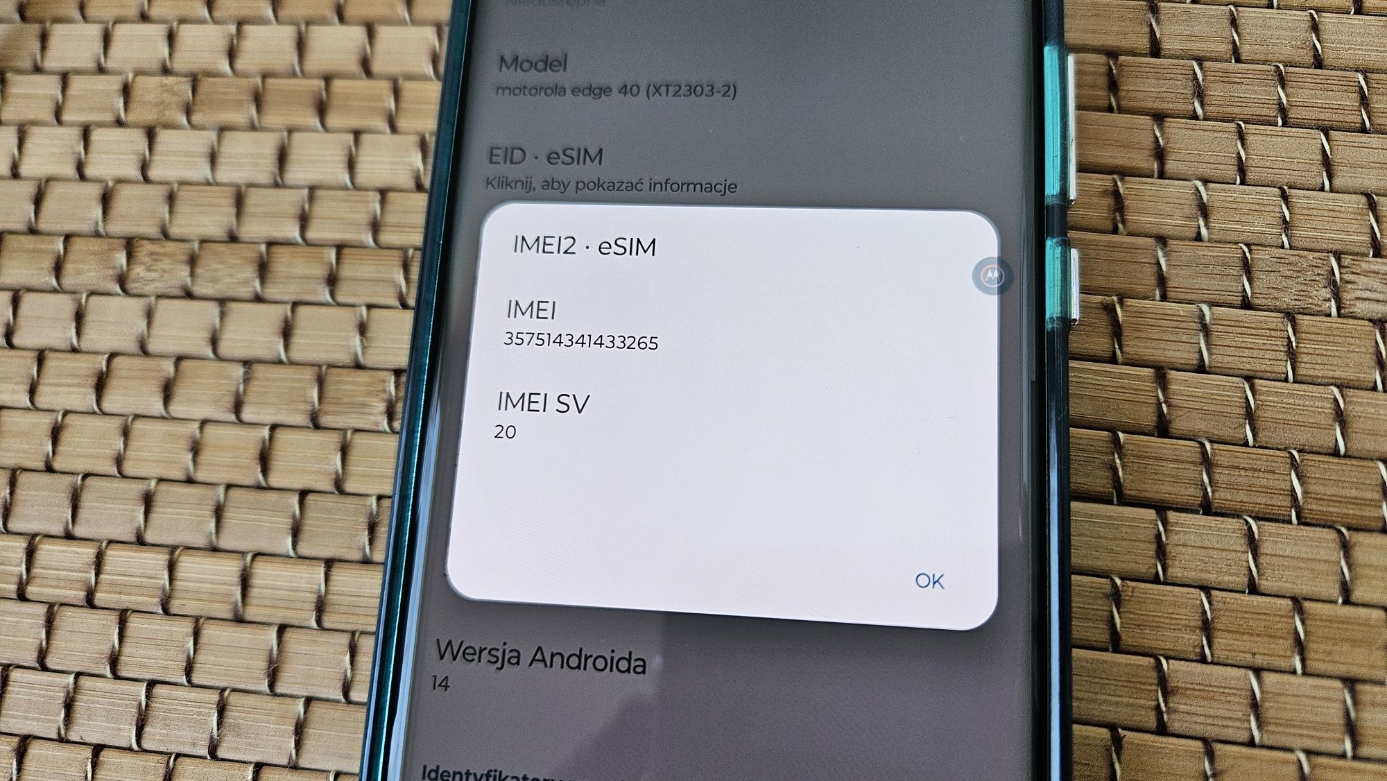 Smartfon Motorola Edge 40 8/256
