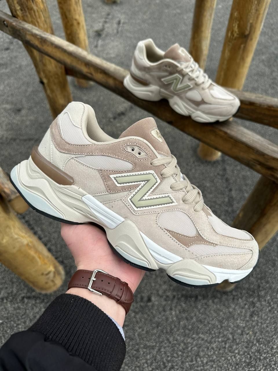 Кроссовки New Balance 9060 чорні сірі кросівки чоловічі Ньюбеланс 9060