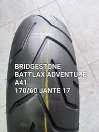 Pneu seminovo mota 170/60/17  Bridgestone battlax adventure A 41