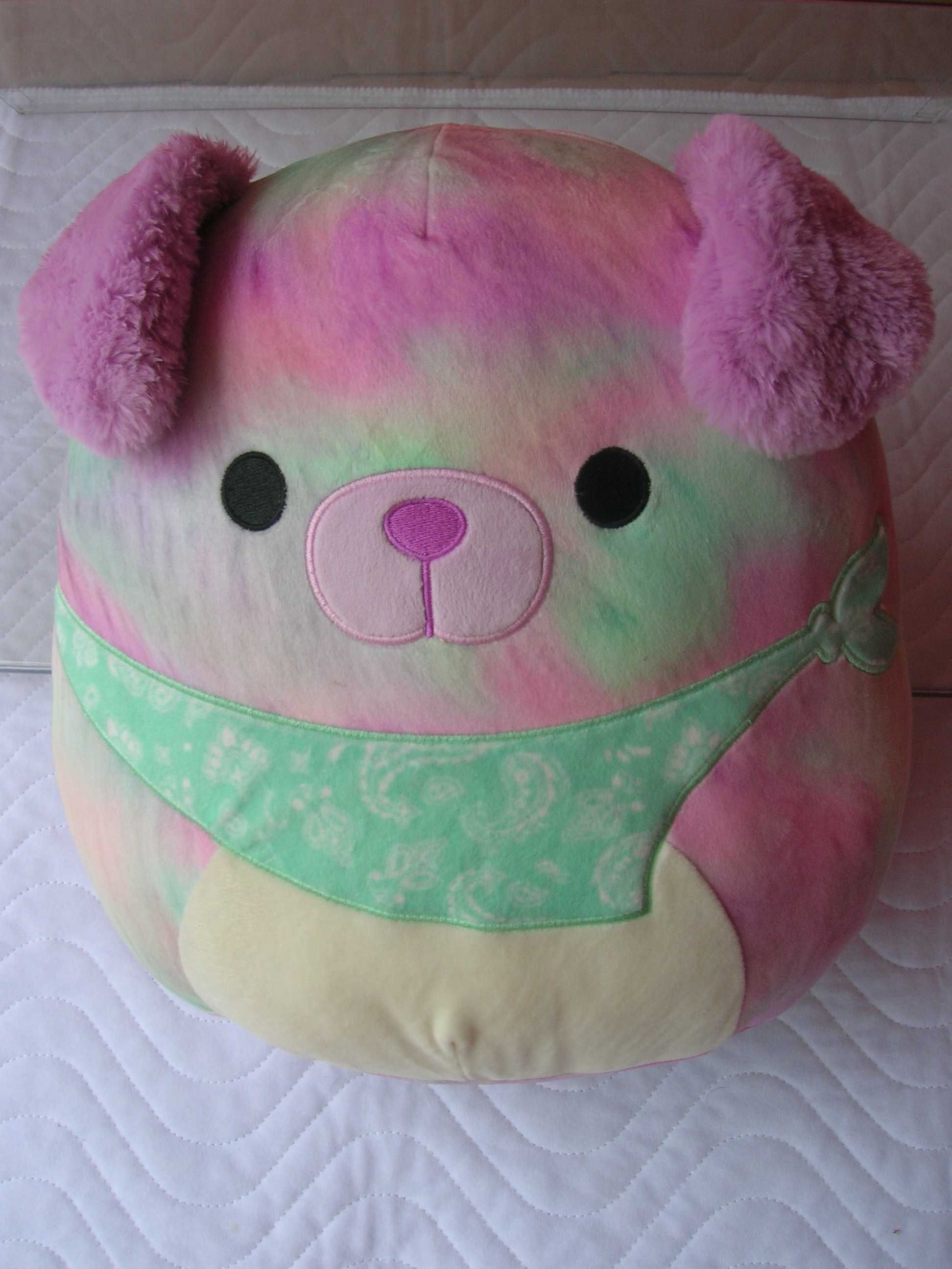 М'яка іграшка-подушка Башира, фіолетова собака Original Squishmallows