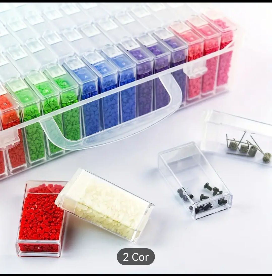 Caixa organizadora pintura diamente