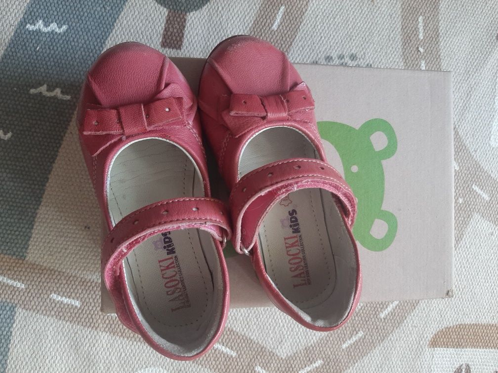Baleriny półbuty Lasocki Kids 25 skórzane