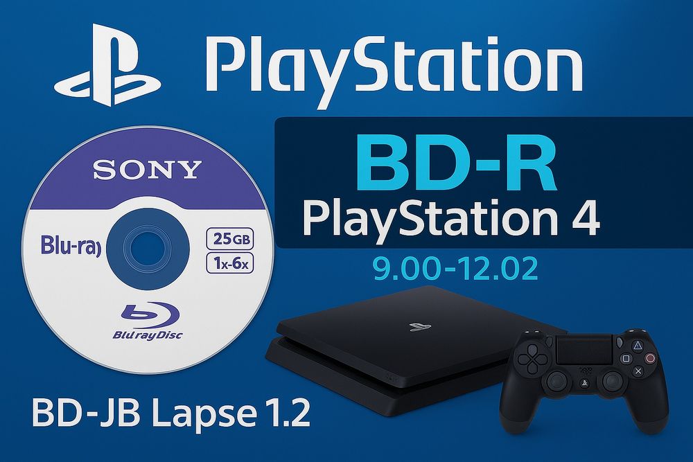 Диск Blu ray BD-R Sony Playstation4 ps4 9.0/12.02 [Slim/Fat/Pro]