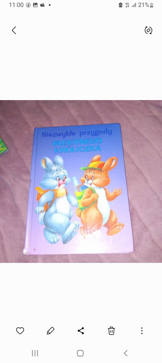 Niezwykłe Przygody błękitnego króliczka książka