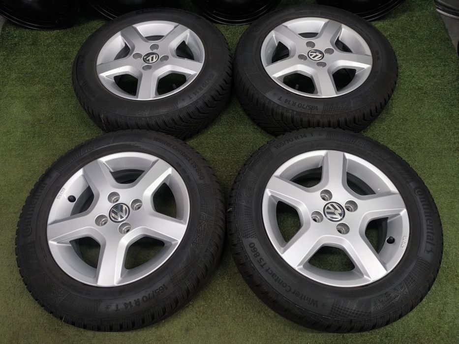 8mm Koła 14" 4x100 et35 opony 165/70/14 VW Up Seat Mi Skoda Citiego