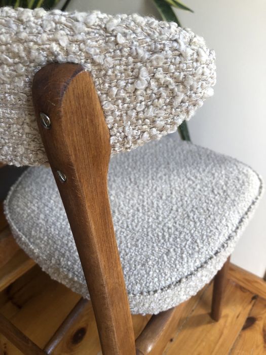 Krzesło Hałas po renowacji prl