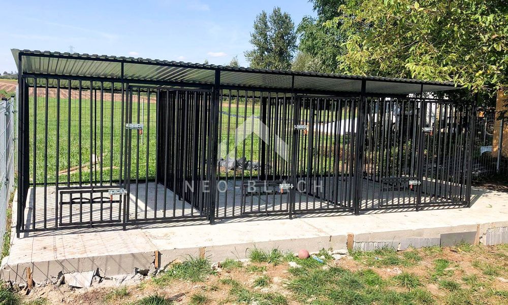 Kojec dla Psa 3w1 6x2m Klatka XXL 3 stanowiska NB129
