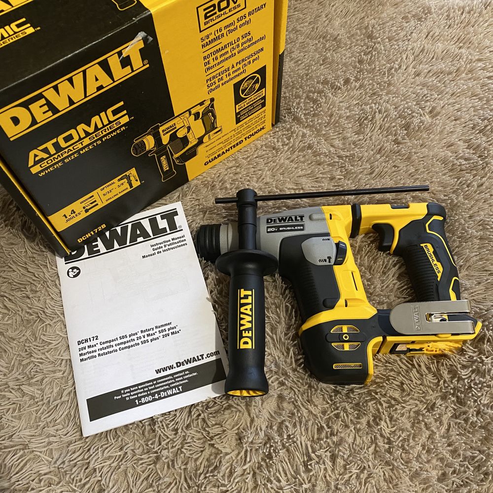 Безщіточний Перфоратор Dewalt DCH172B з США Оригінал