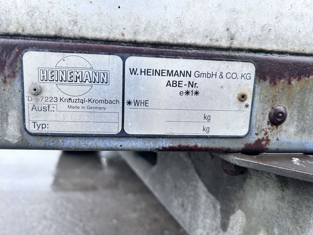 Heinemann 95rok 2000 DMC przyczepa skrzyniowa 1.54x3,55m