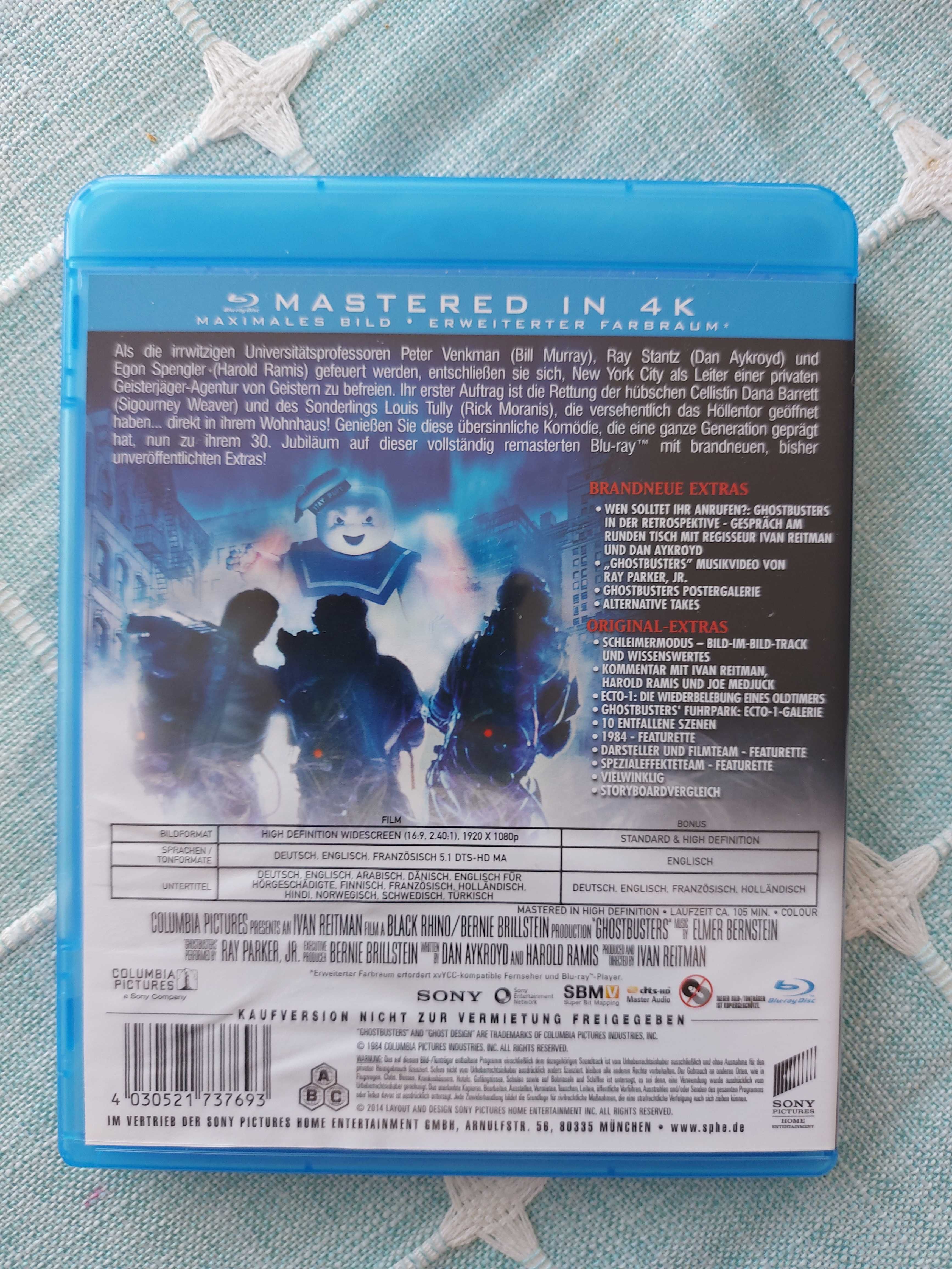 Ghostbusters pogromcy duchów Blu Ray
