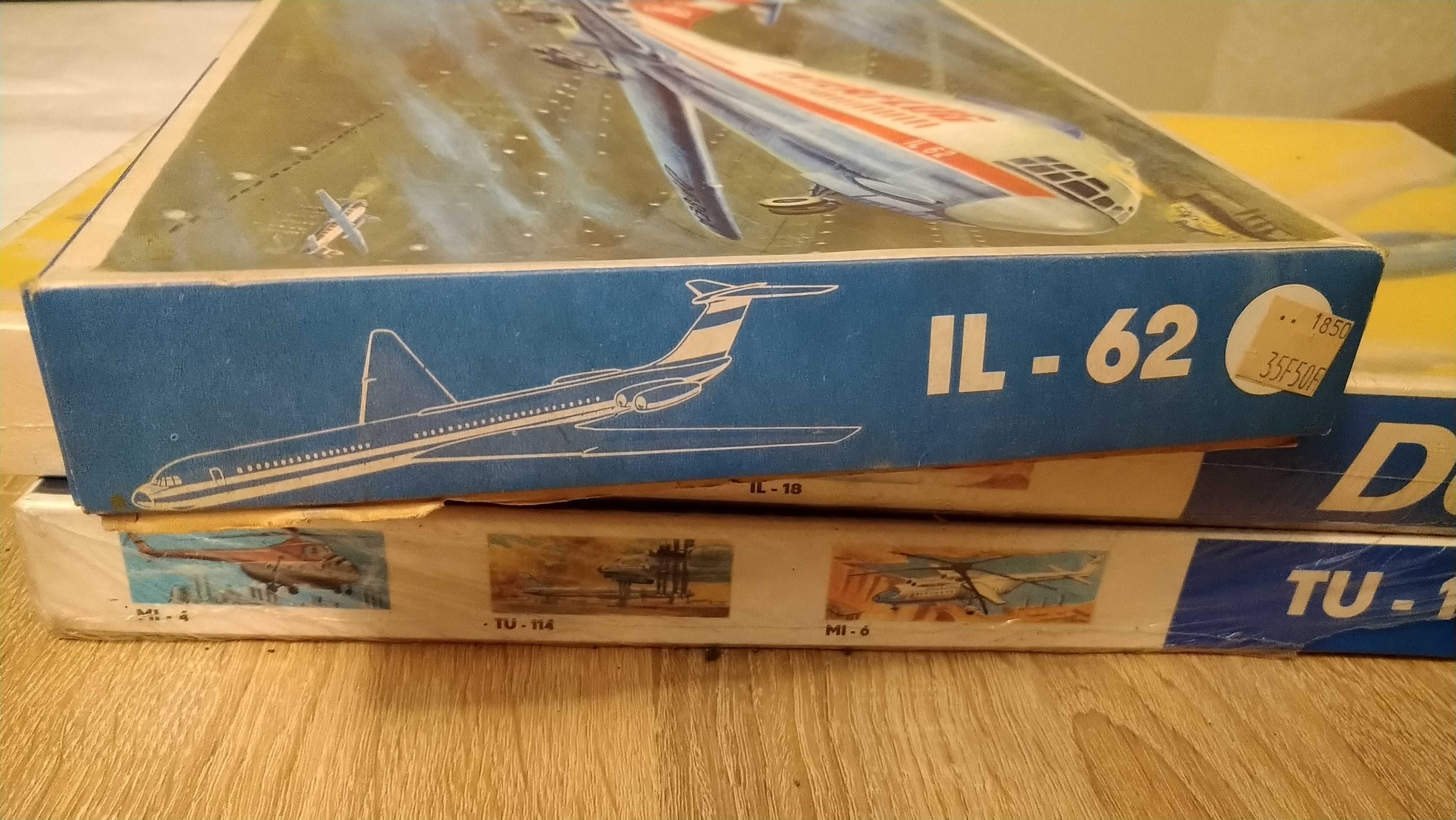 Сборная модель самолета IL-62