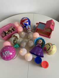 Kule LOL zabawki lalka pieczątki domek play doh