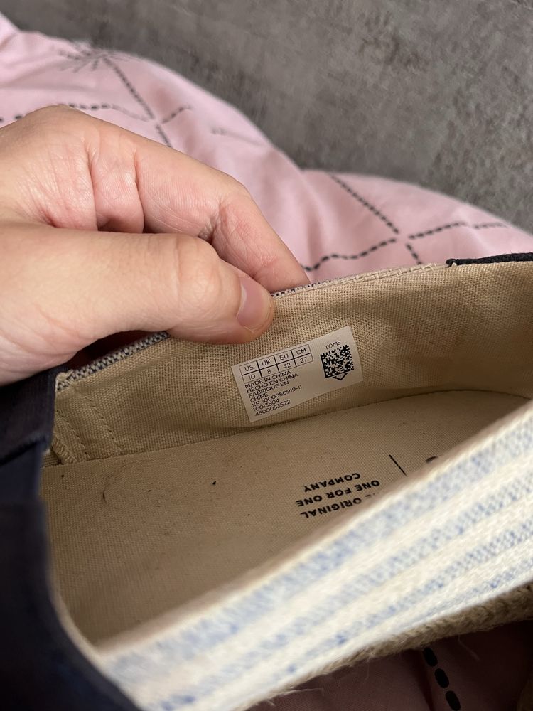 Чоловічі еспадрильї Toms