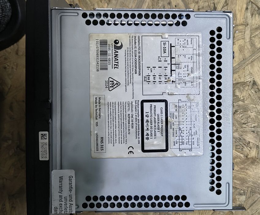Radio samochodowe Rns315 VW passat seat