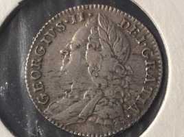 Великобританія 6 пенсів 1757 (срібло)