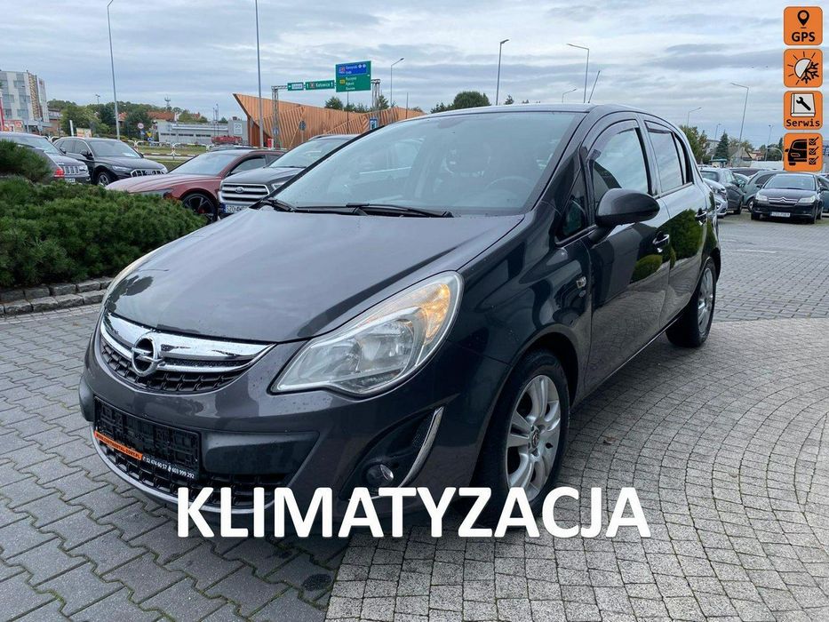 Opel Corsa multifunkcja, nawigacja, DRL, klimatyzacja, benzynka, stan bdb
