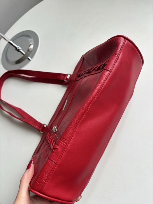 Czerwona vintage torebka Stefano retro modna trendy viral na ramię