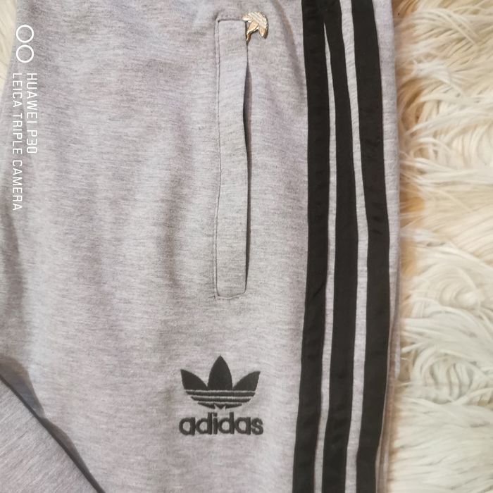 Spodnie męskie Adidas bawełniane rozmiar L