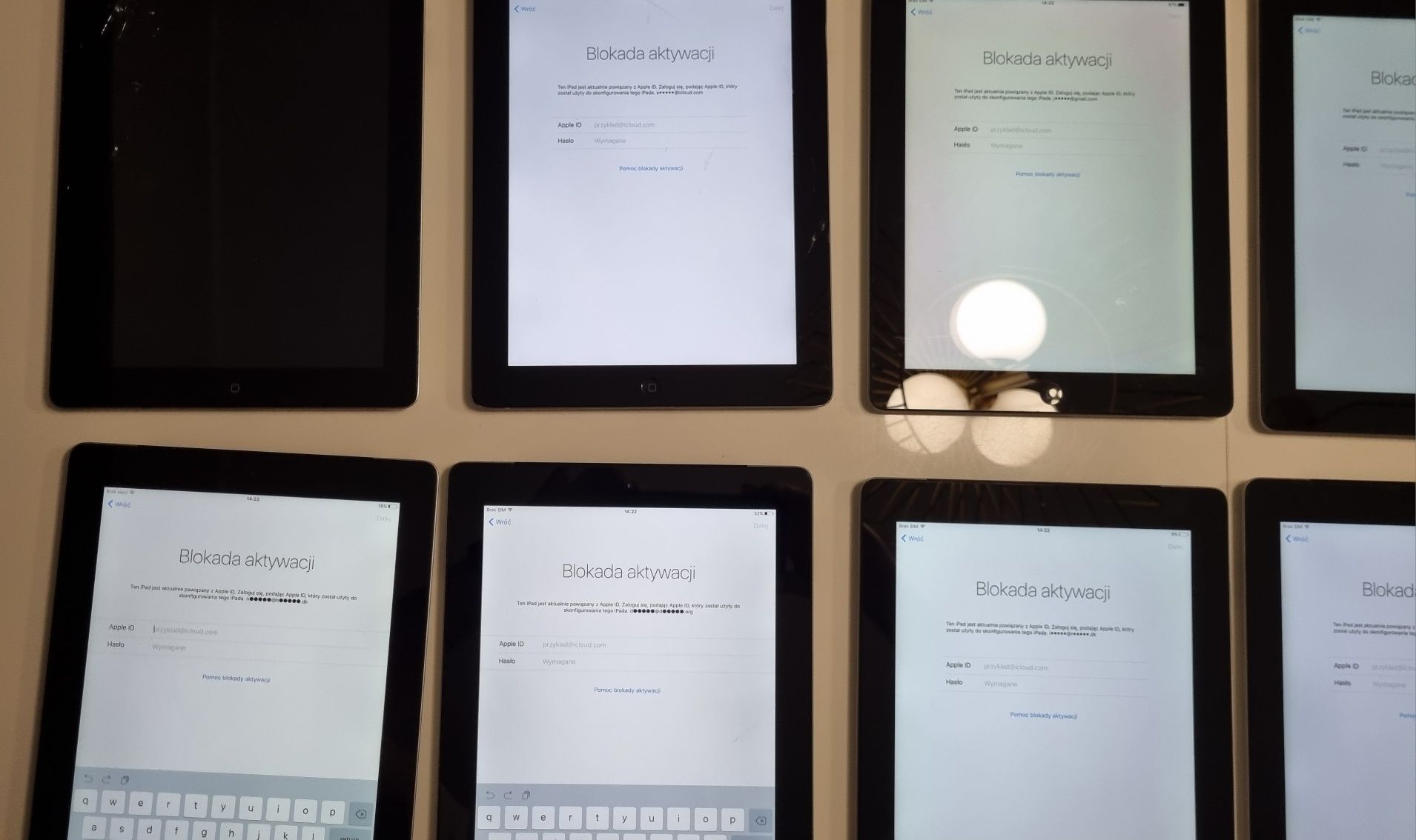 Tablety Apple 13x iPad 3 i 4 32/16 GB - iCloud