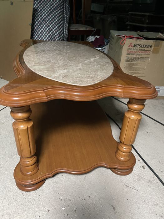 Mesa sala com pedra marmore