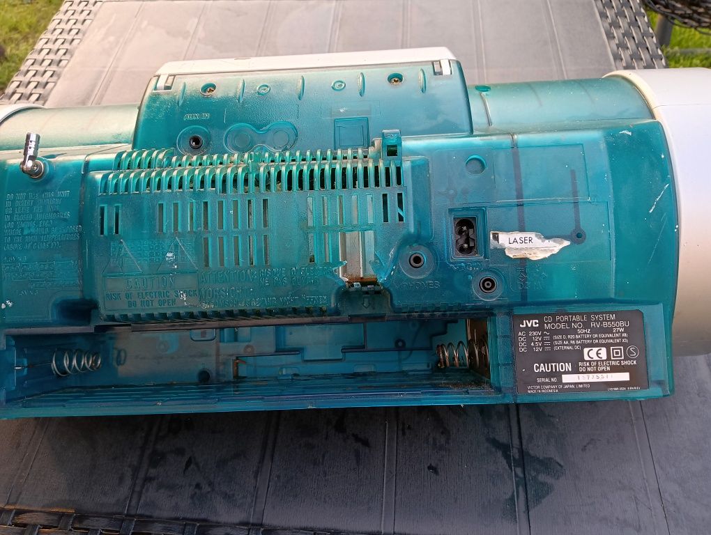 Boombox jvc rv b550