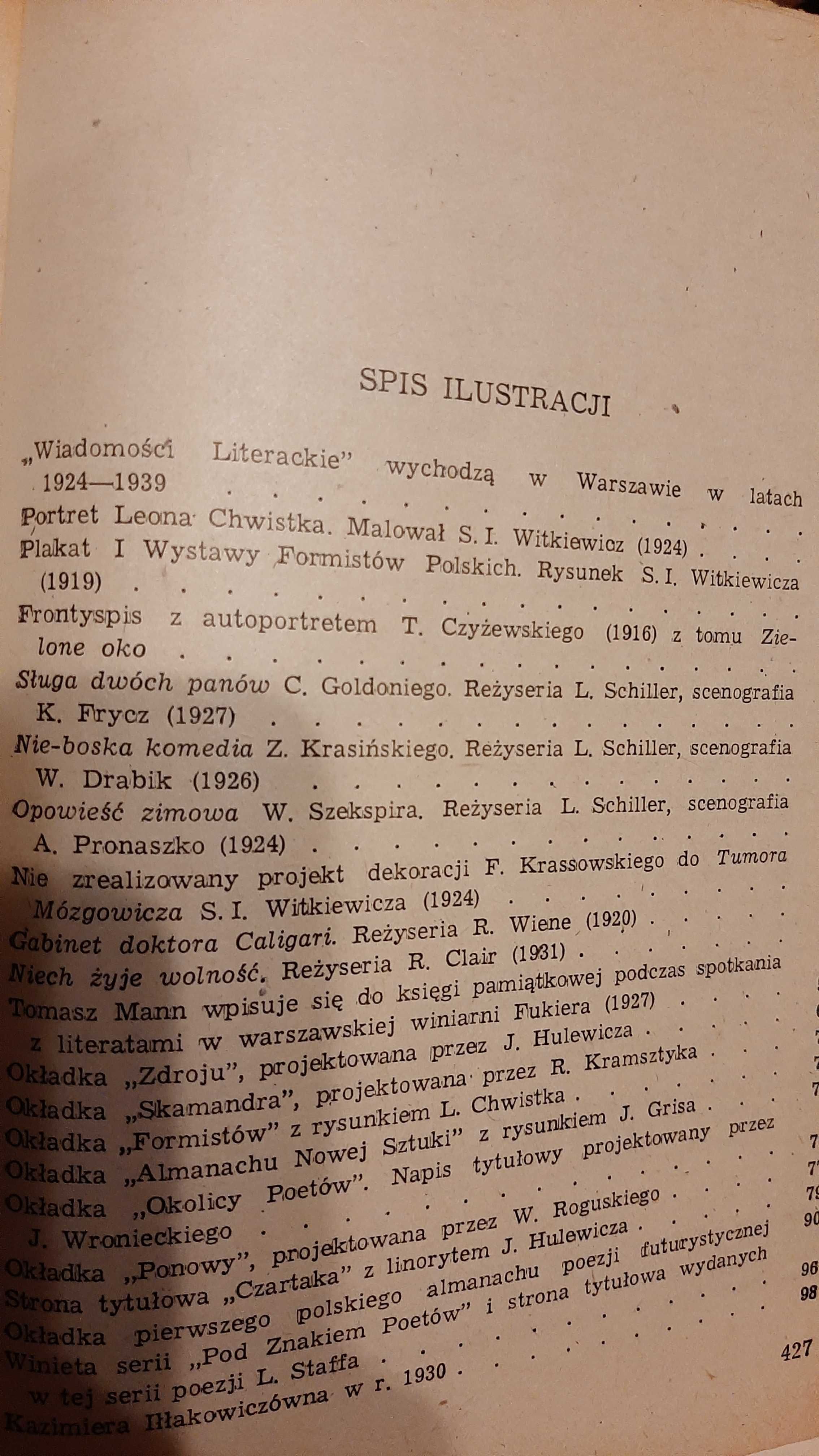 Lesław Eustachiewicz Dwudziestolecie 1919 -1939 międzywojenne historia