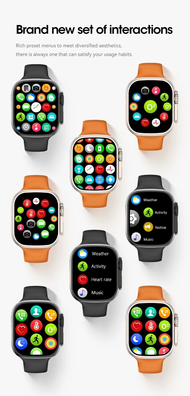 Smartwatch IWO Ultra W69+ Amoled