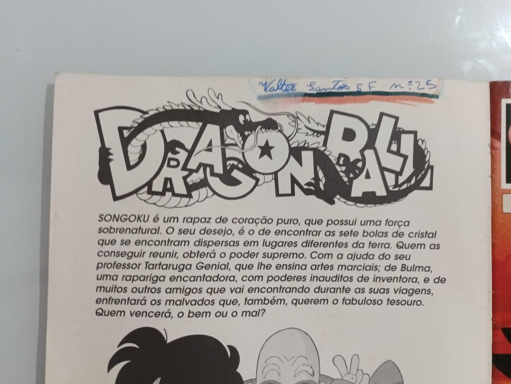 Dragon ball caderneta de cromos 1986