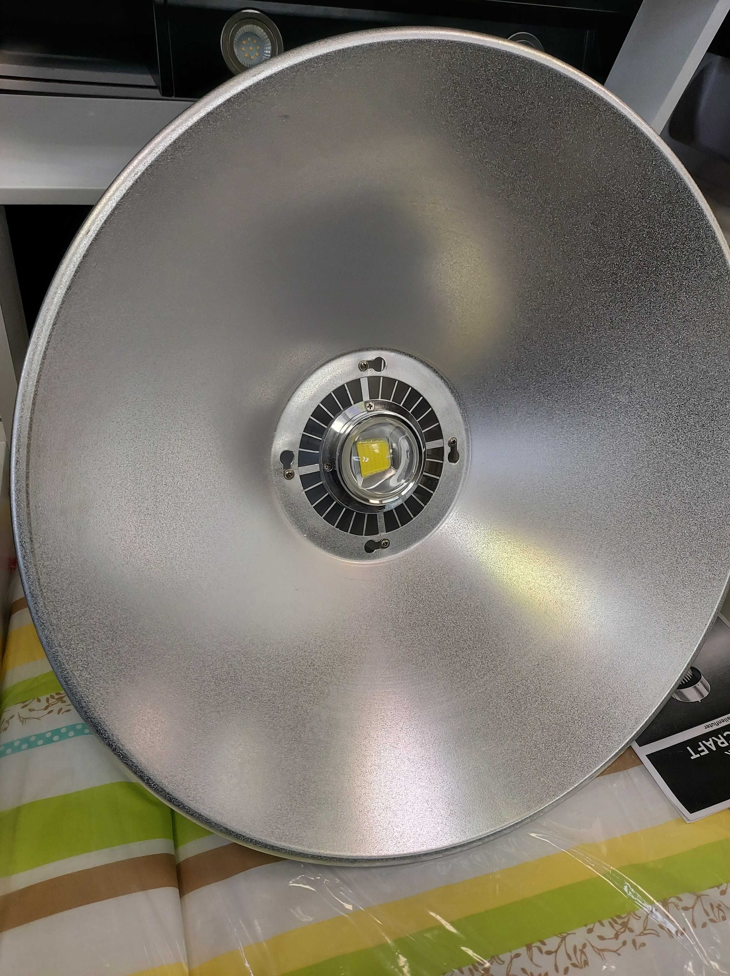 Lampa przemysłowa sufitowa LED reflektor do oświetlenia halowego