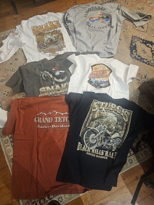 6 t-shirt Harley Davidson