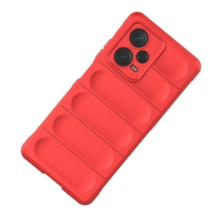 Płynnie Elastyczne Etui Xiaomi Redmi Note 12 Pro+ - Czerwień